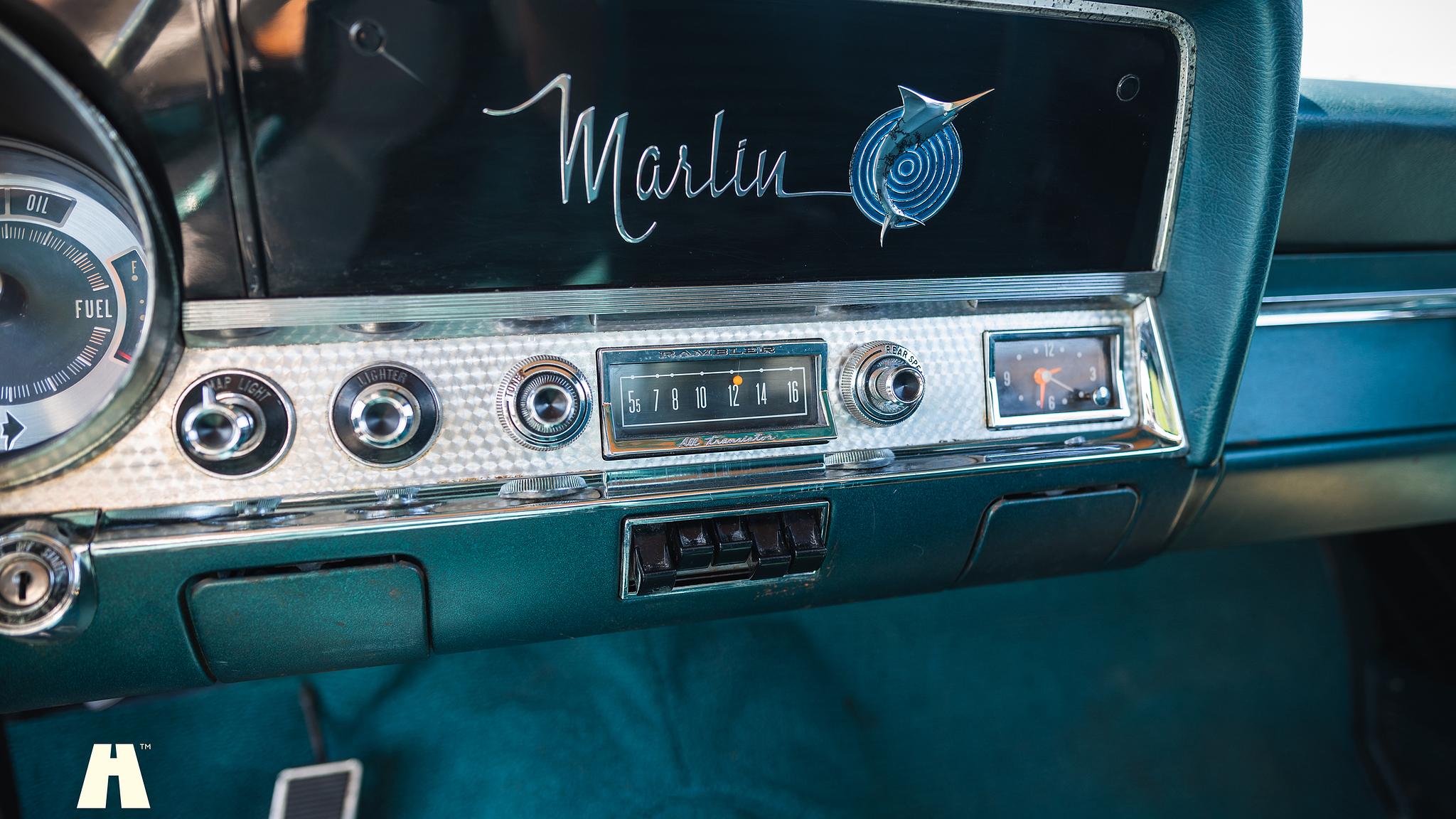 Interiörbild 1965 AMC Rambler Marlin 327 CUI 5.4 V8