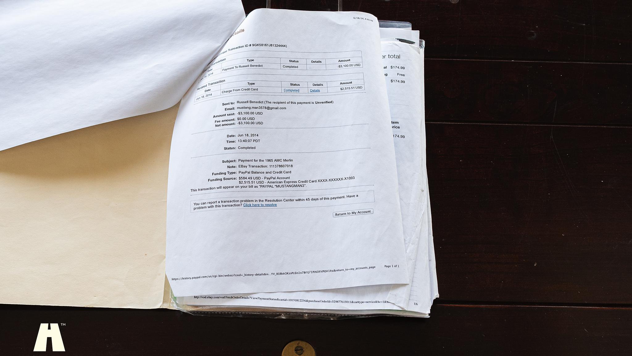 Dokumentation, 1965 AMC Rambler Marlin 327 CUI 5.4 V8