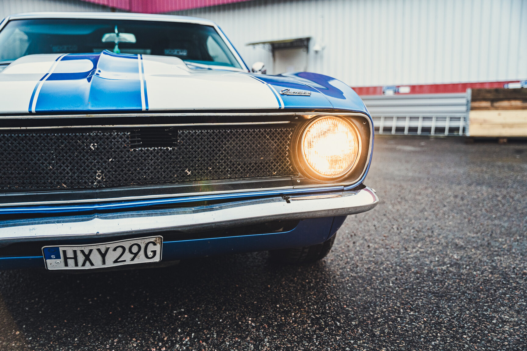 Exteriörbild på 1968 Chevrolet Camaro - Ett sista race