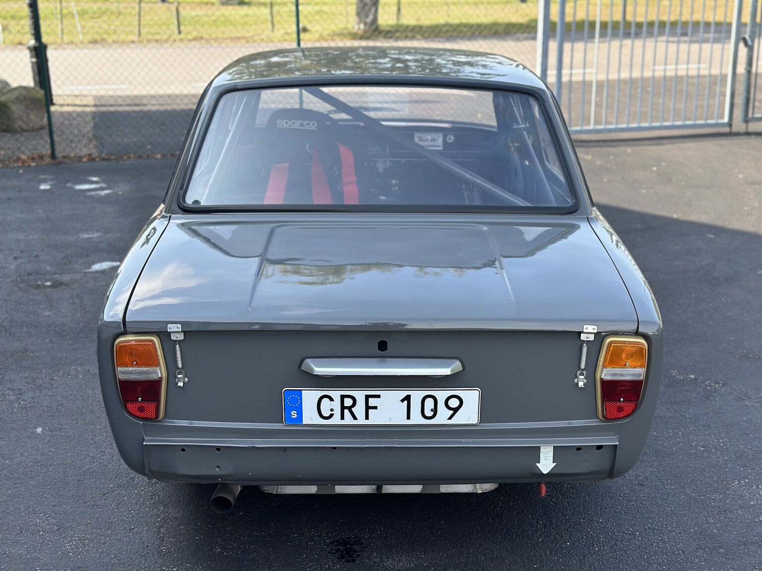 Exteriörbild på 1969 Volvo 142 race car