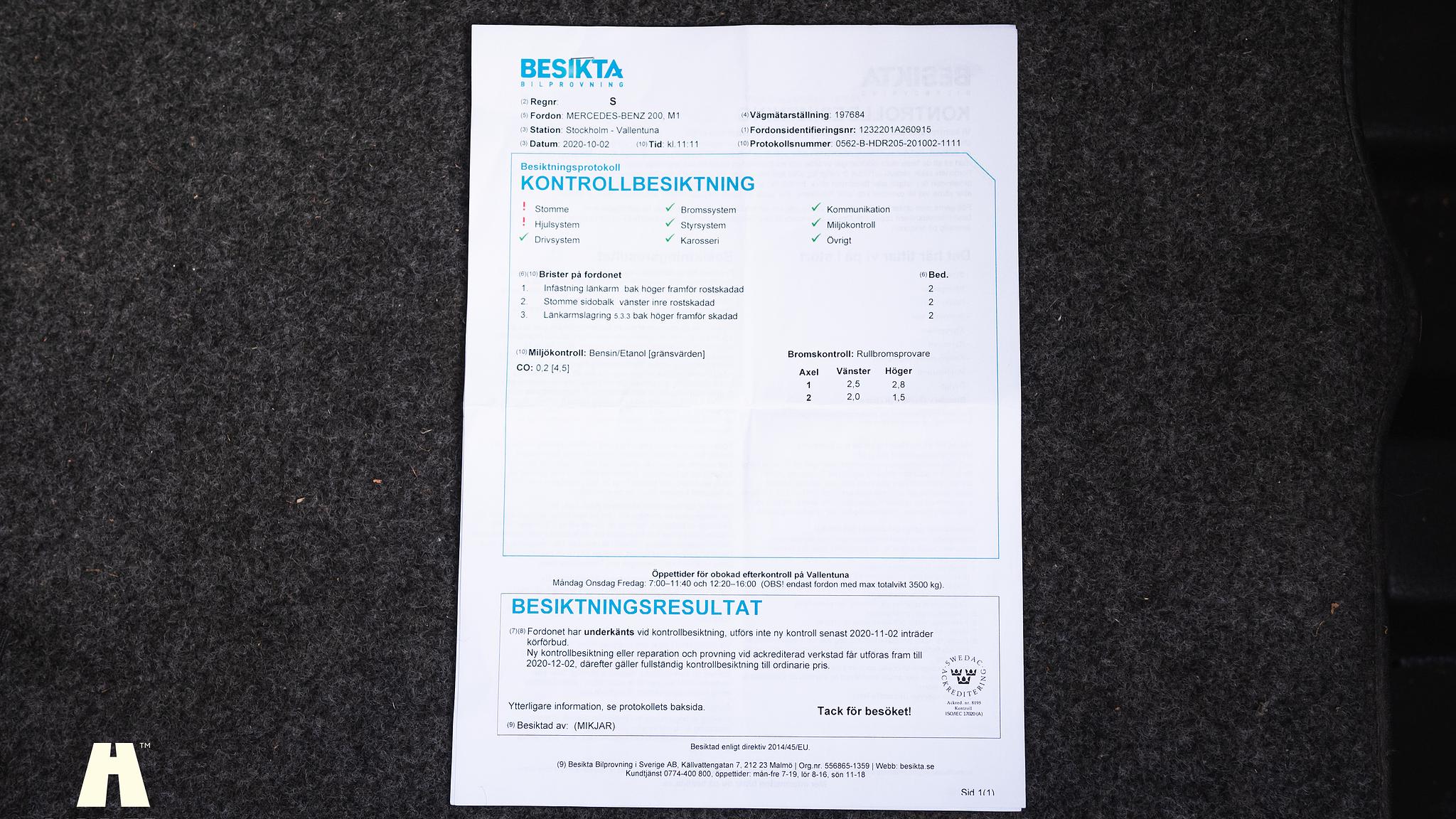 Dokumentation för 1985 Mercedes-Benz 200 Series 3  (4)