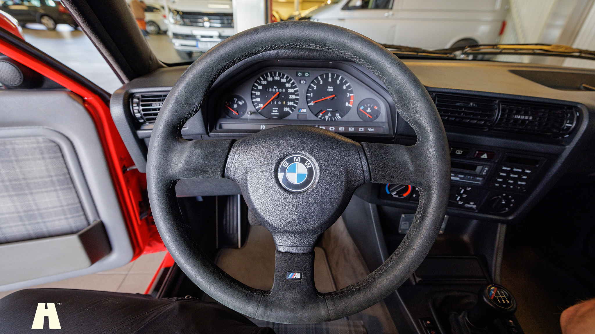 Interiörbild 1988 BMW E30 M3 EVO II