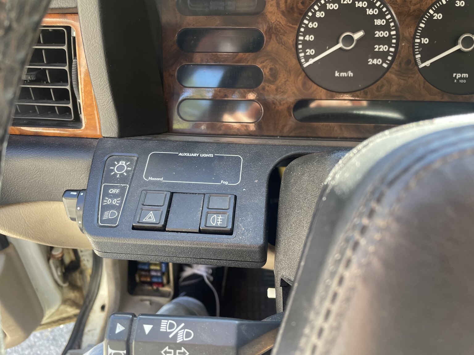 Interiörbild 1988 Jaguar XJ6 Sovereign