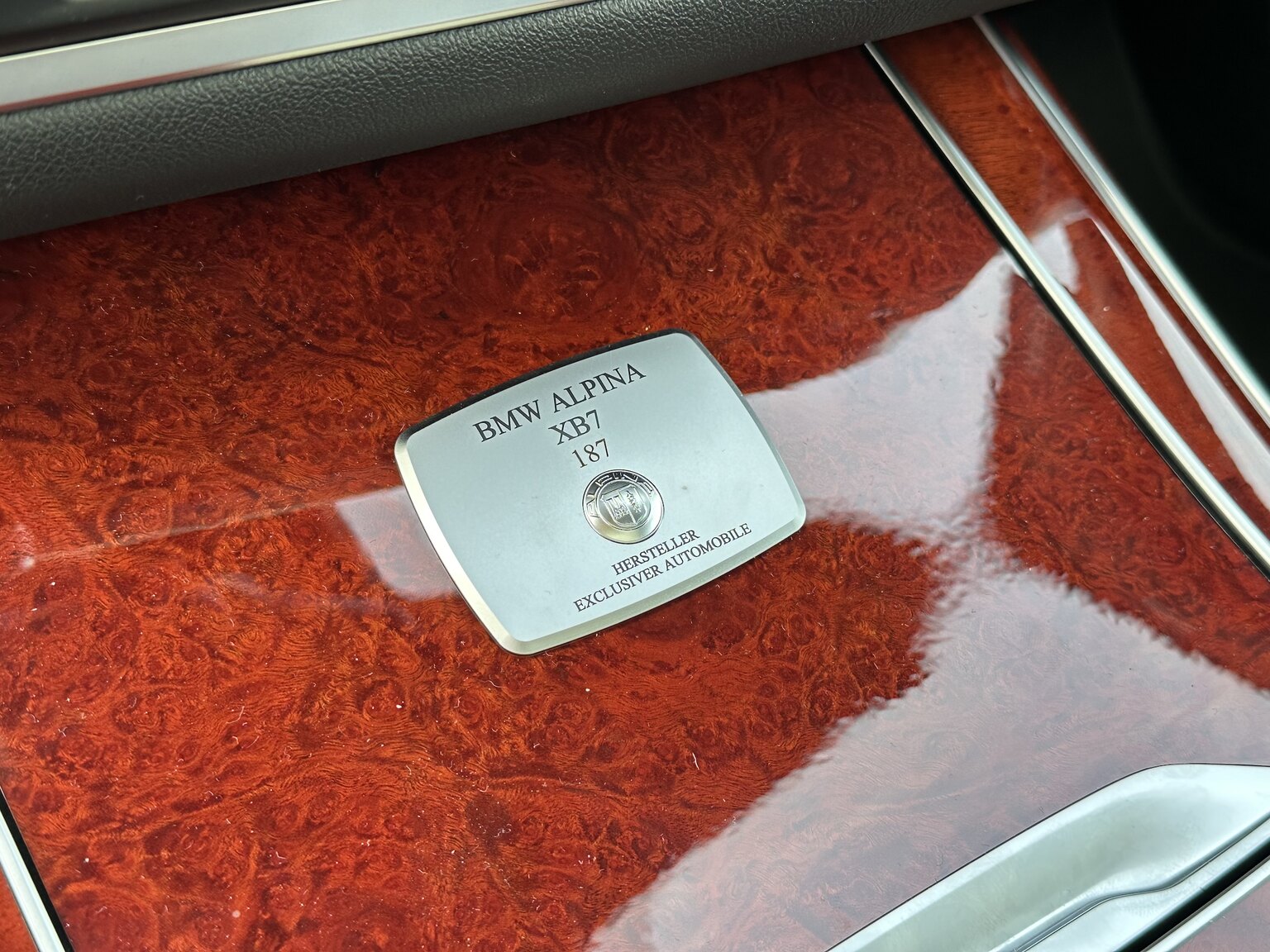 Interior image of 2022 ALPINA XB7