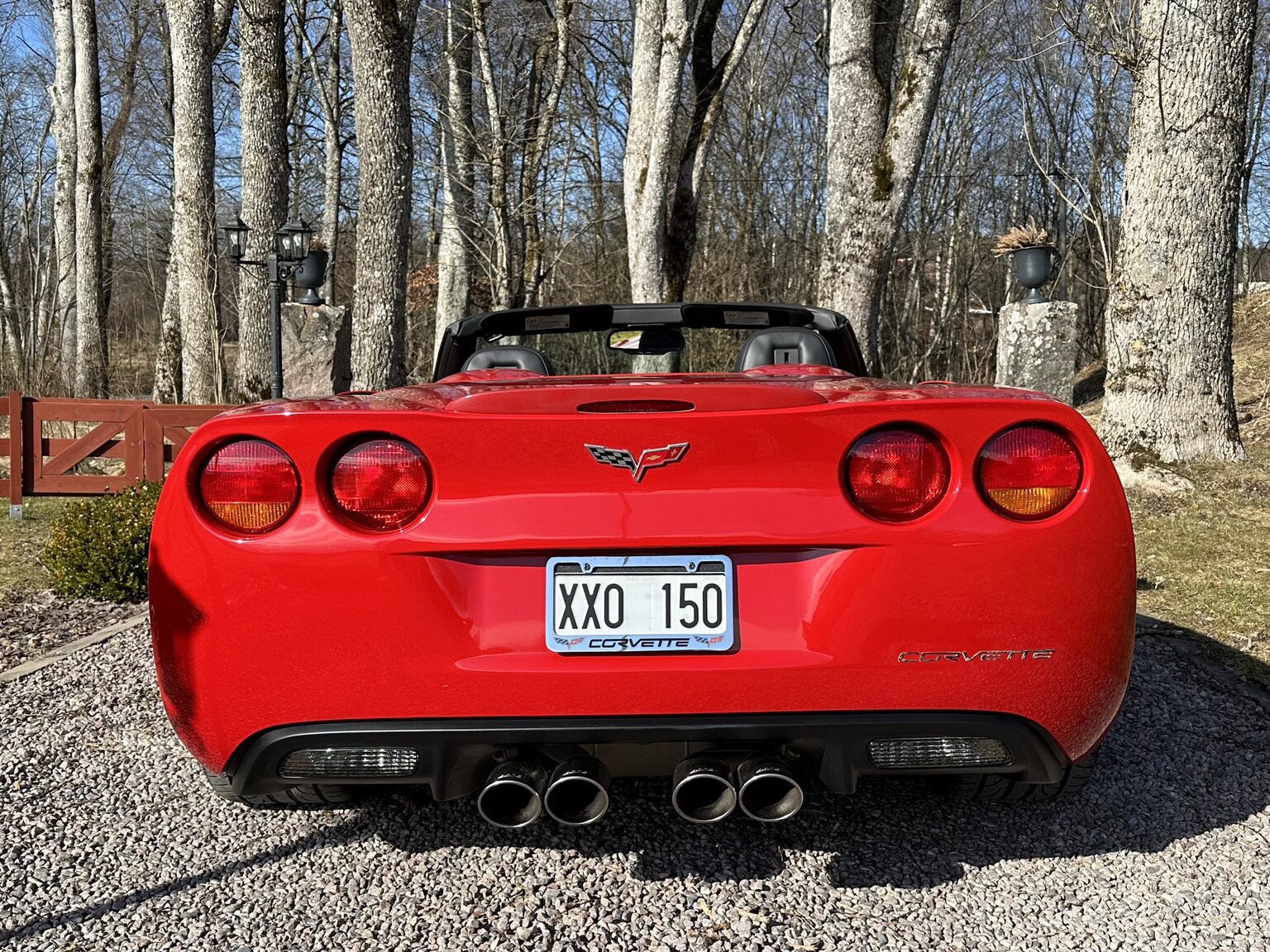 Exteriörbild på 2005 Corvette C6 Z51 Cabriolet