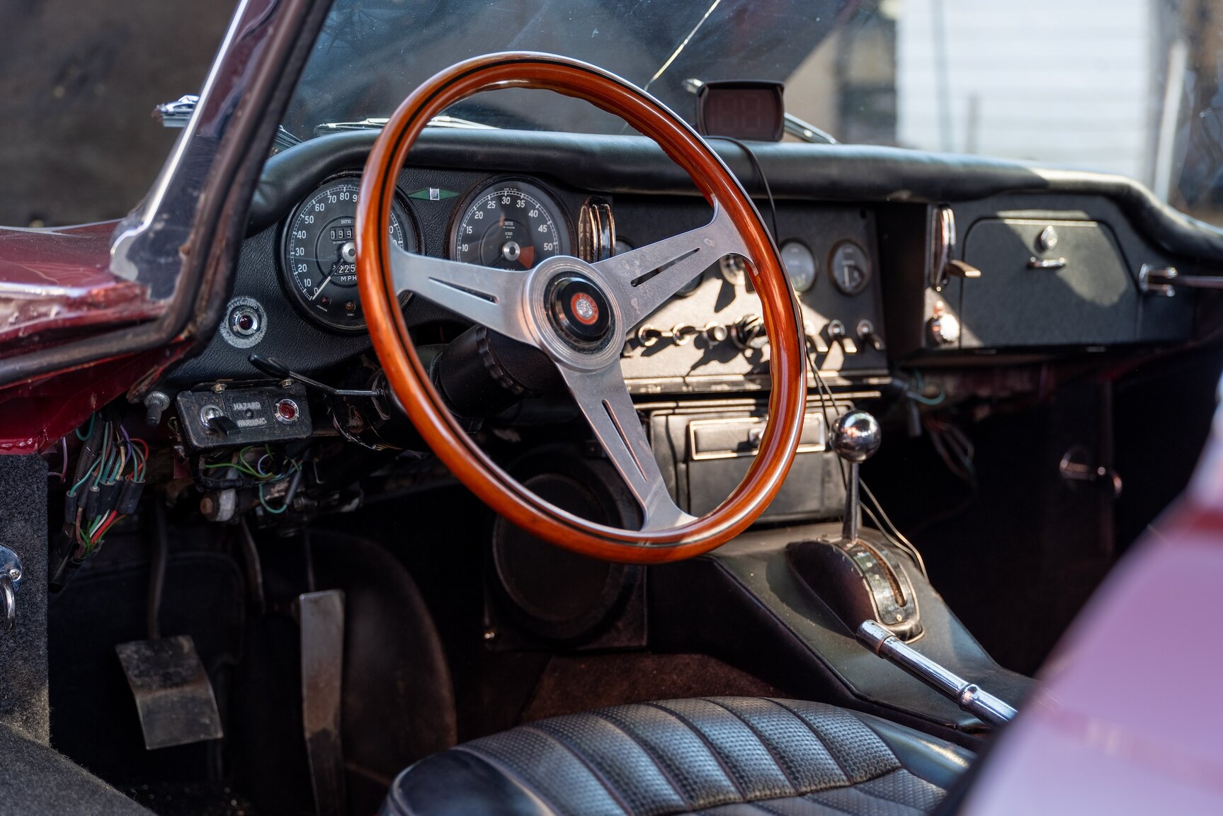 Interiörbild 1966 Jaguar E-Type Series 1 4.2