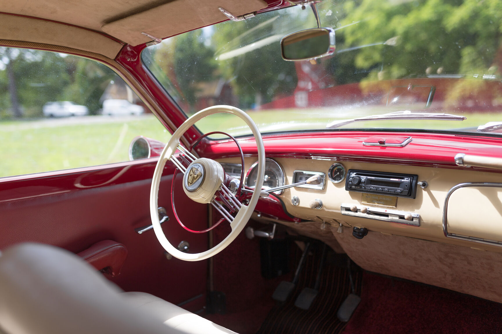 Interiörbild 1955 BMW 501 A Deluxe V8