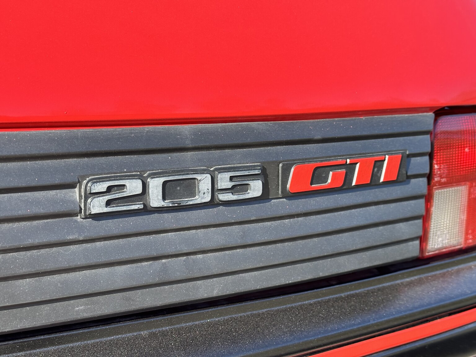 Exterior image of 1989 Peugeot 205 GTI