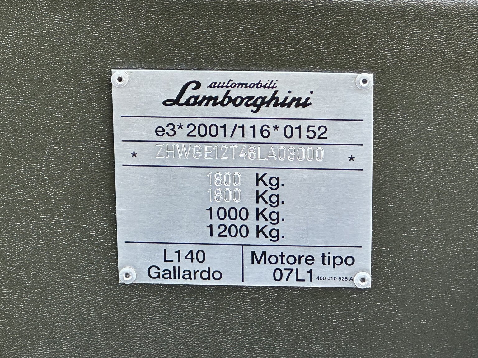 2006 Lamborghini Gallardo SE, Mekanik
