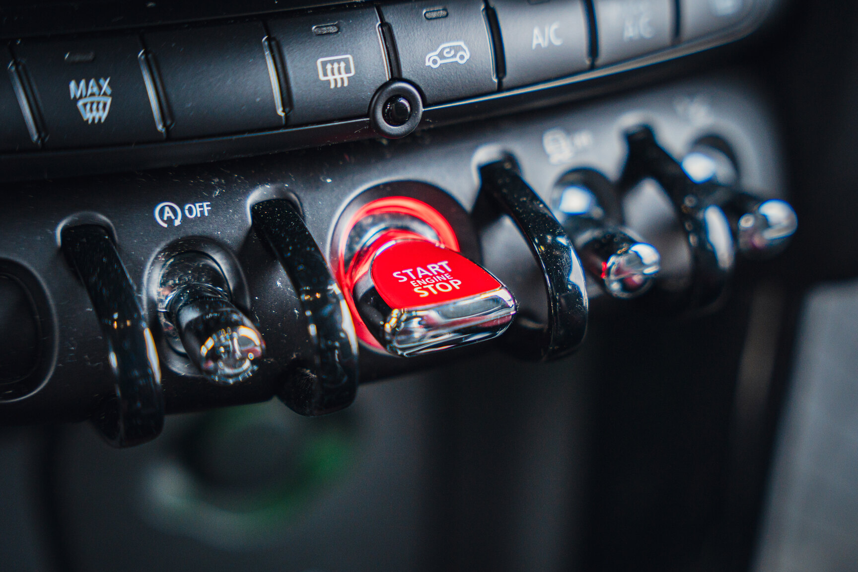 Interiörbild 2017 Mini Cooper JCW