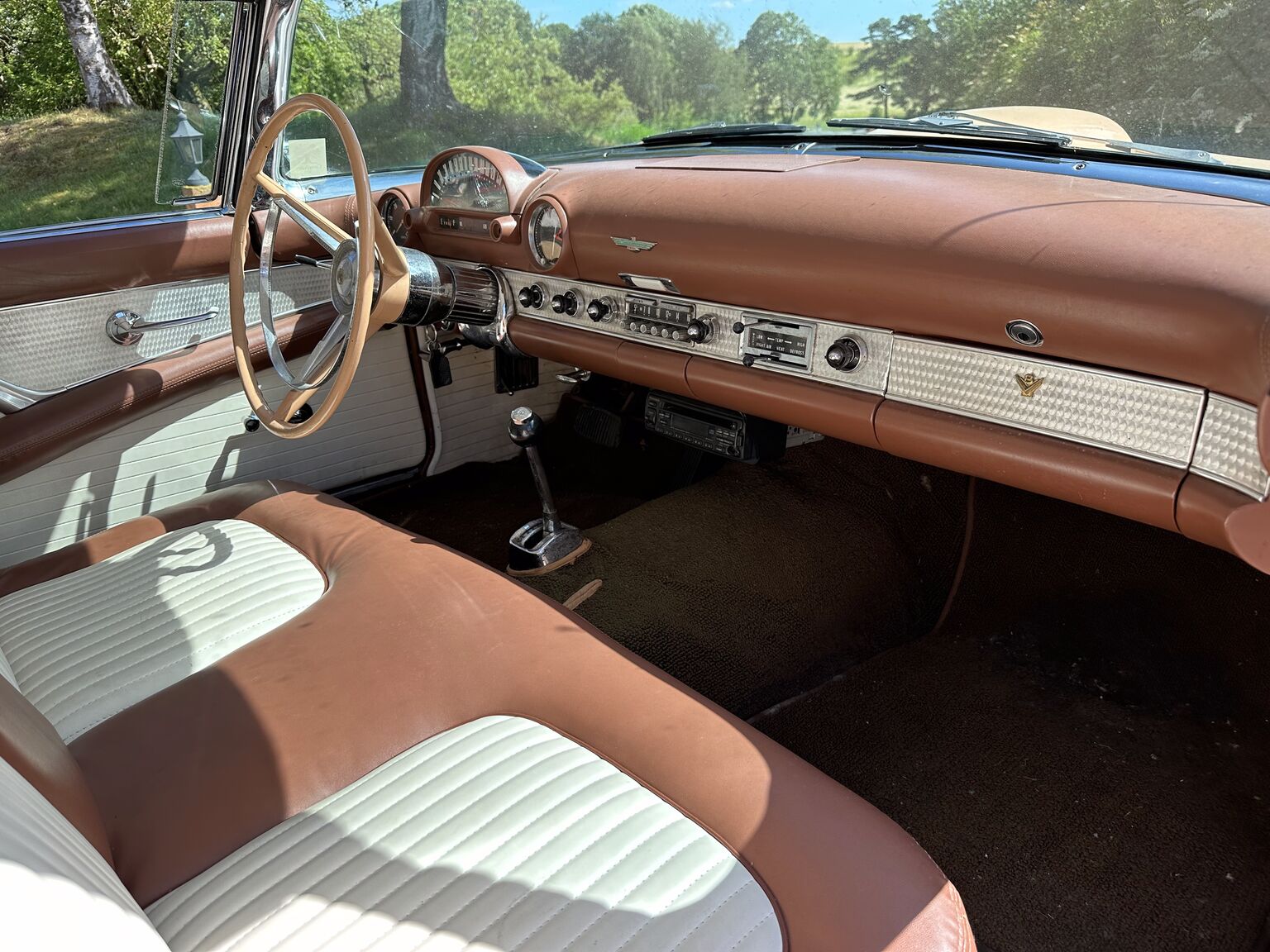 Interiörbild 1956 Ford Thunderbird Convertible