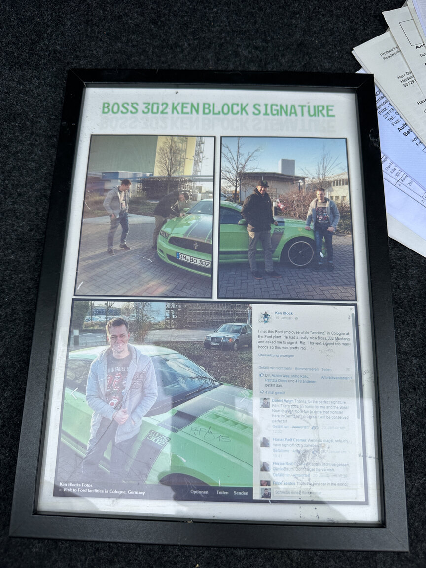 Documentation for 2013 Ford Mustang Boss 302