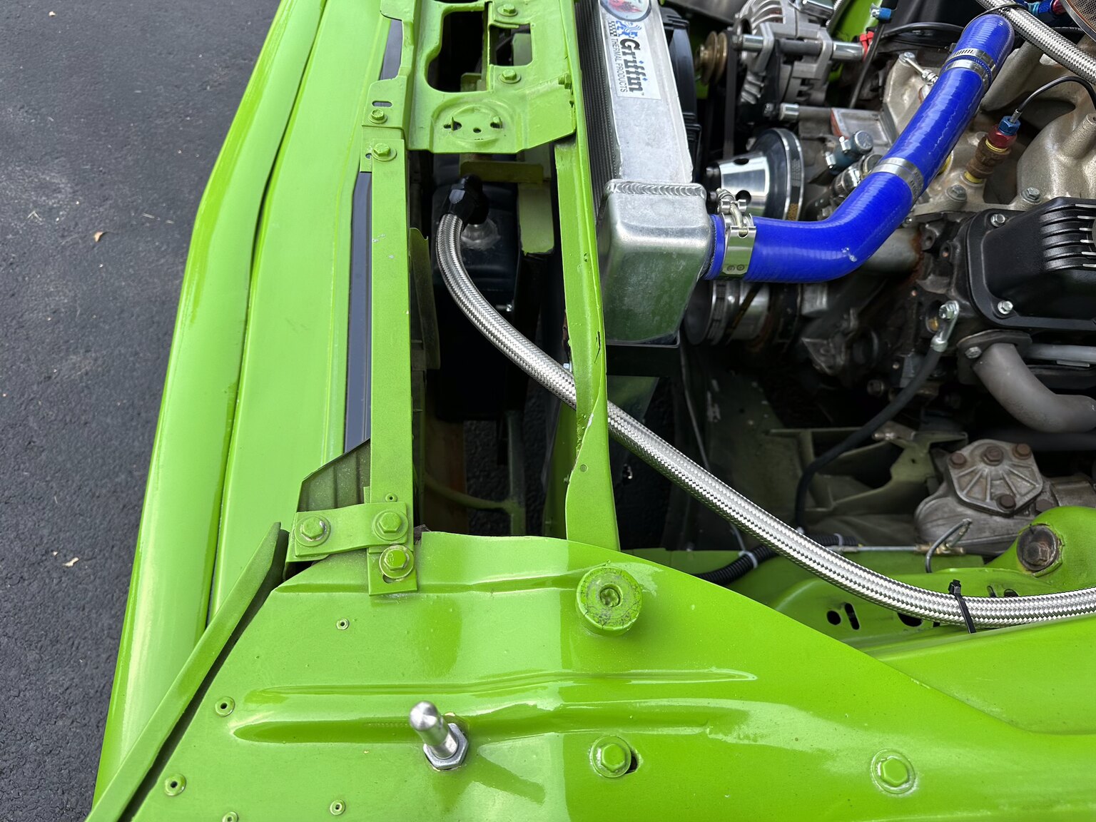 Image of 1970 Dodge Challenger Race Car mechanics