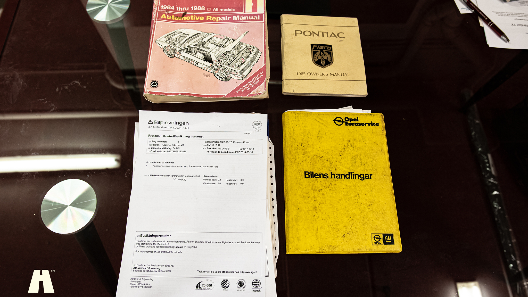 Dokumentation, 1985 Pontiac Fiero GT (32)