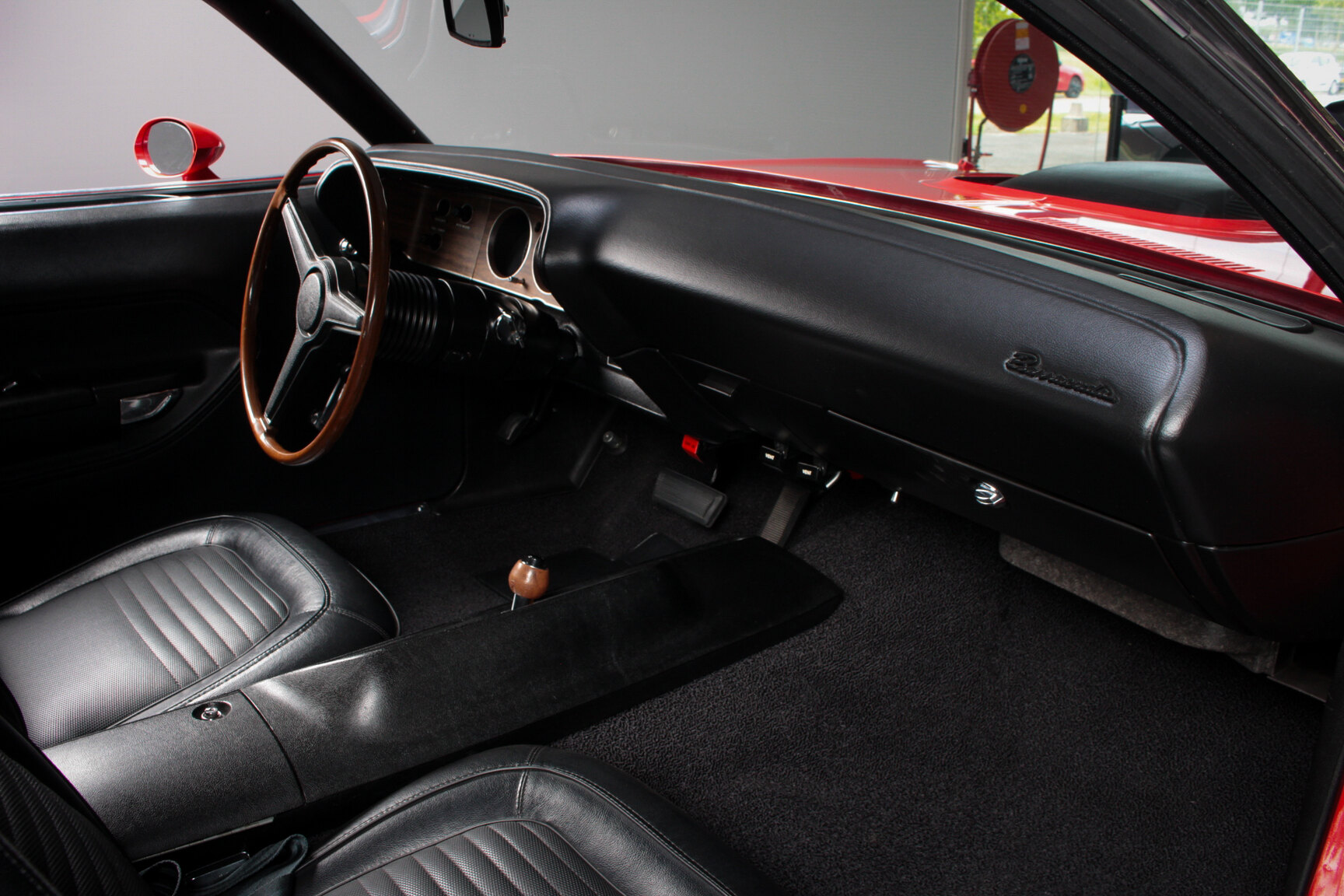Interiörbild 1970 Plymouth Hemi Cuda