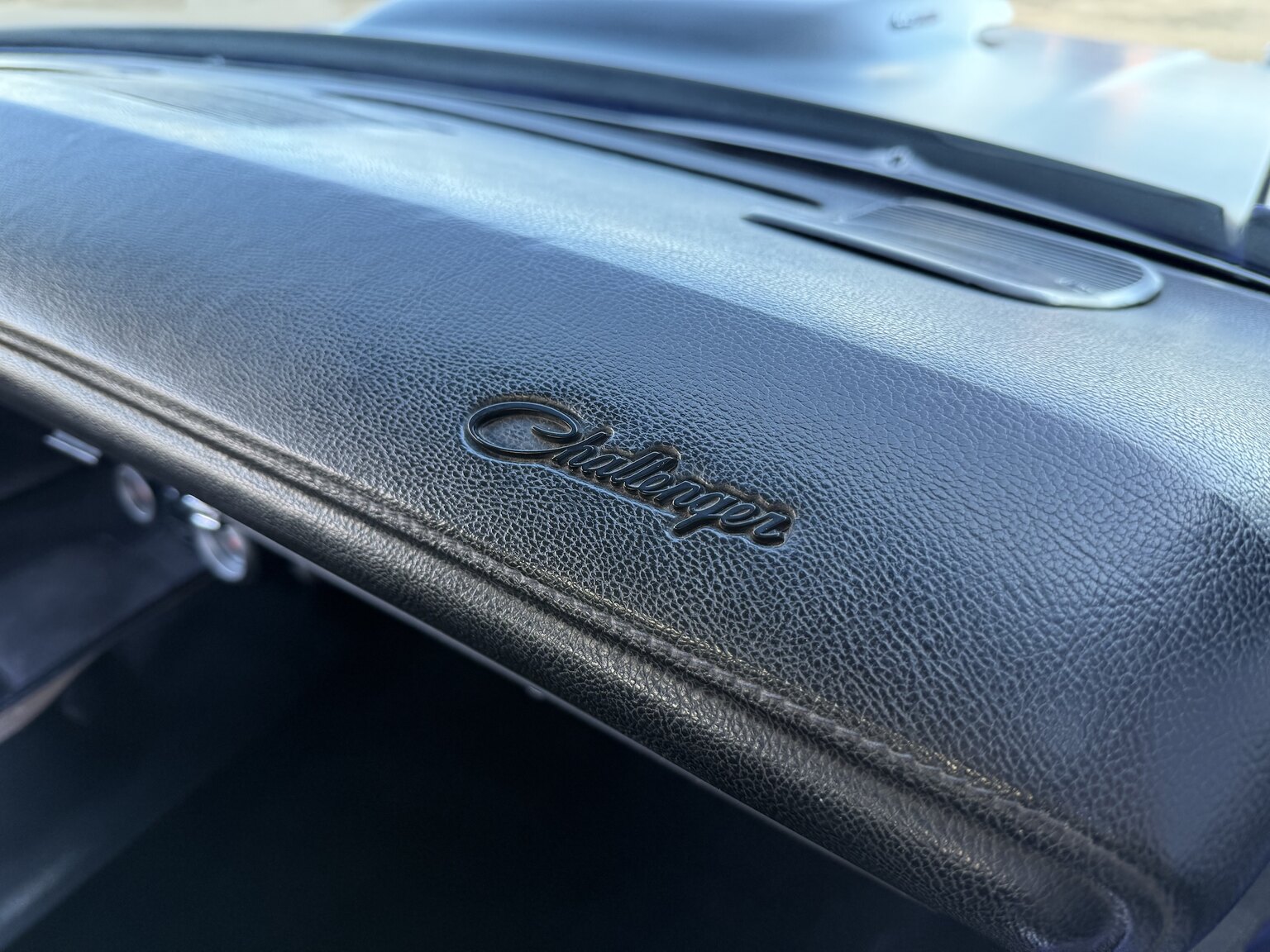 Interiörbild 1970 Dodge Challenger T/A 440 cui