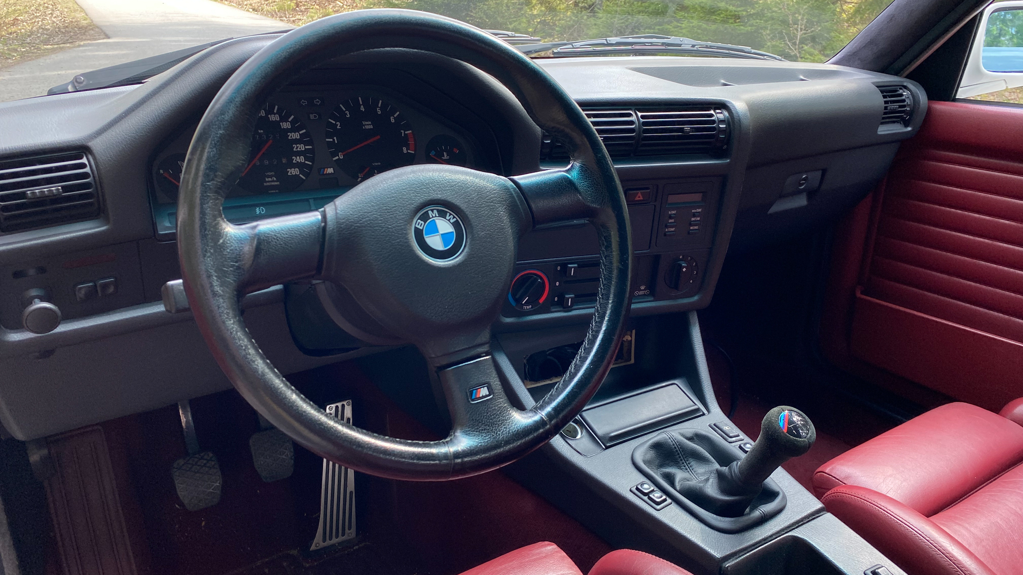 Interiörbild 1990 BMW E30 M3