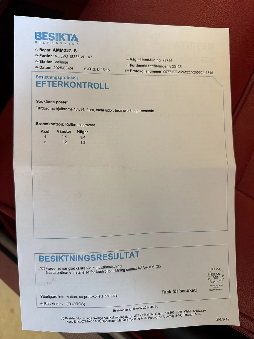 Dokumentation, 1966 Volvo P 1800S (1)