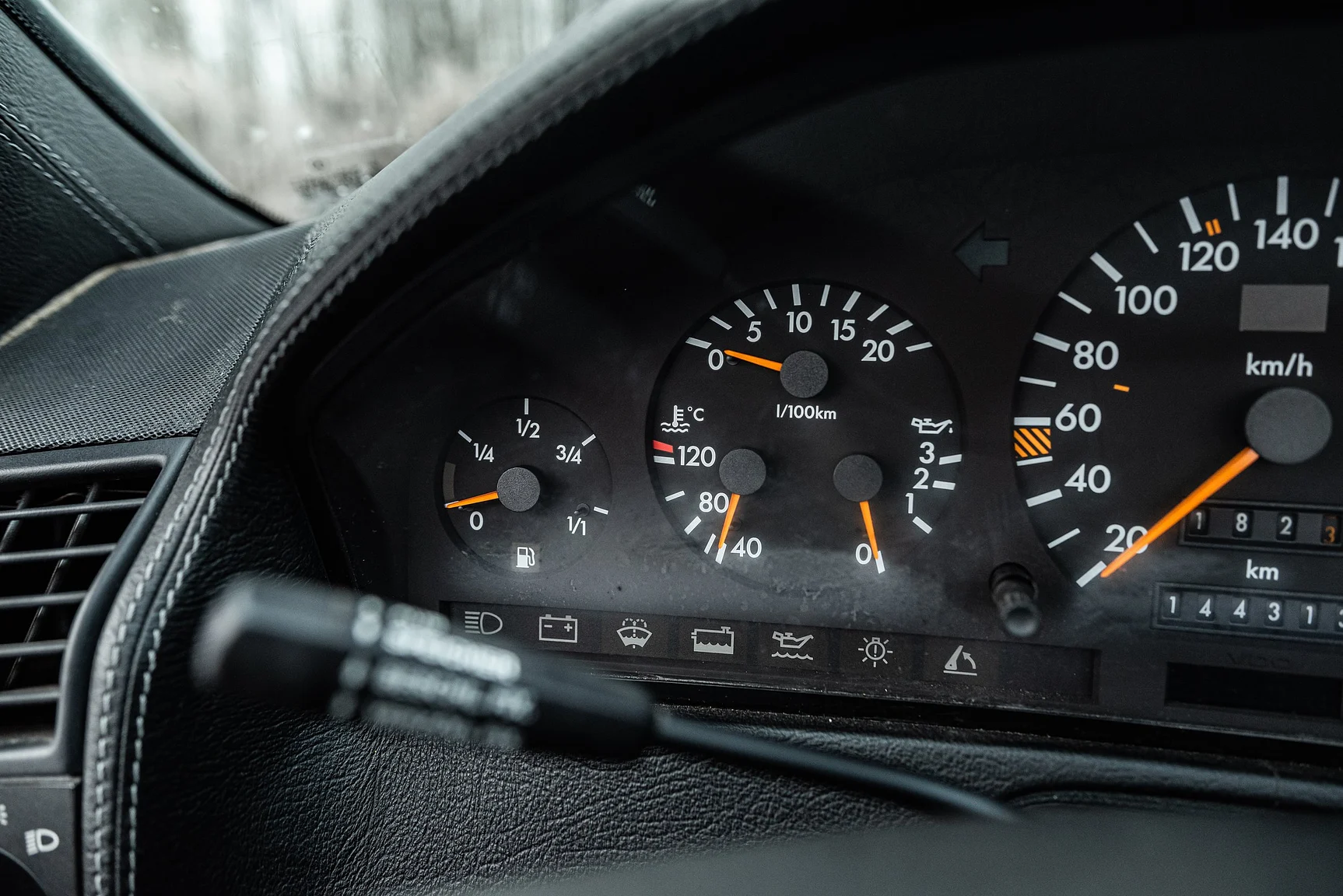 Interiörbild 1993 Mercedes-Benz 600 SL (20)