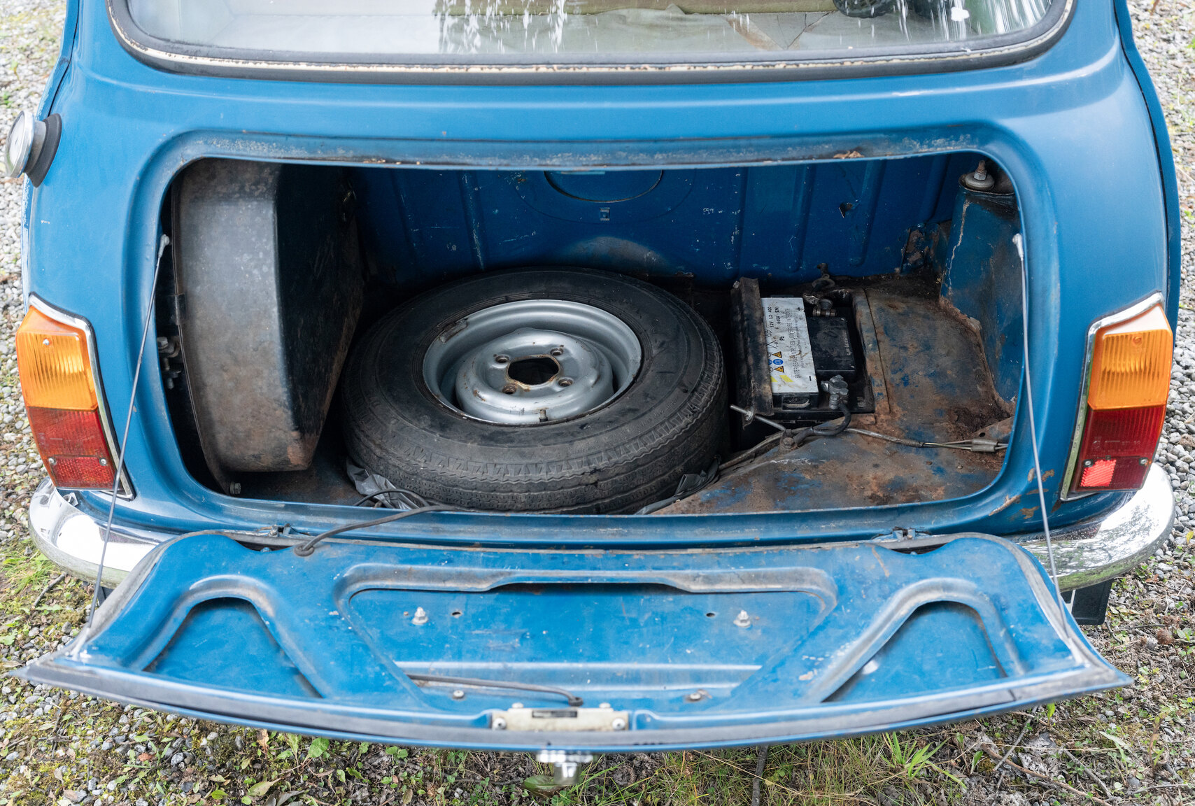 Interiörbild 1972 Austin Mini 1000