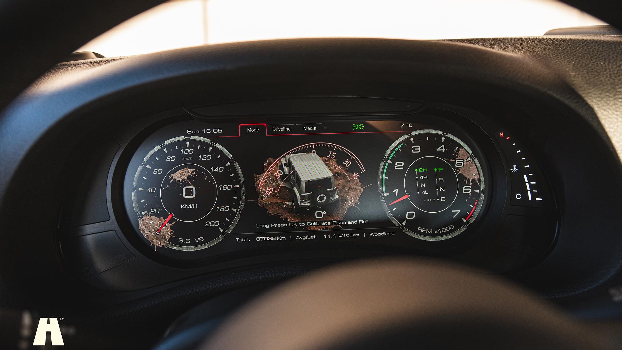 Interior image of 2015 Woodland Restomod Grand Wagoneer #002 Euro 6