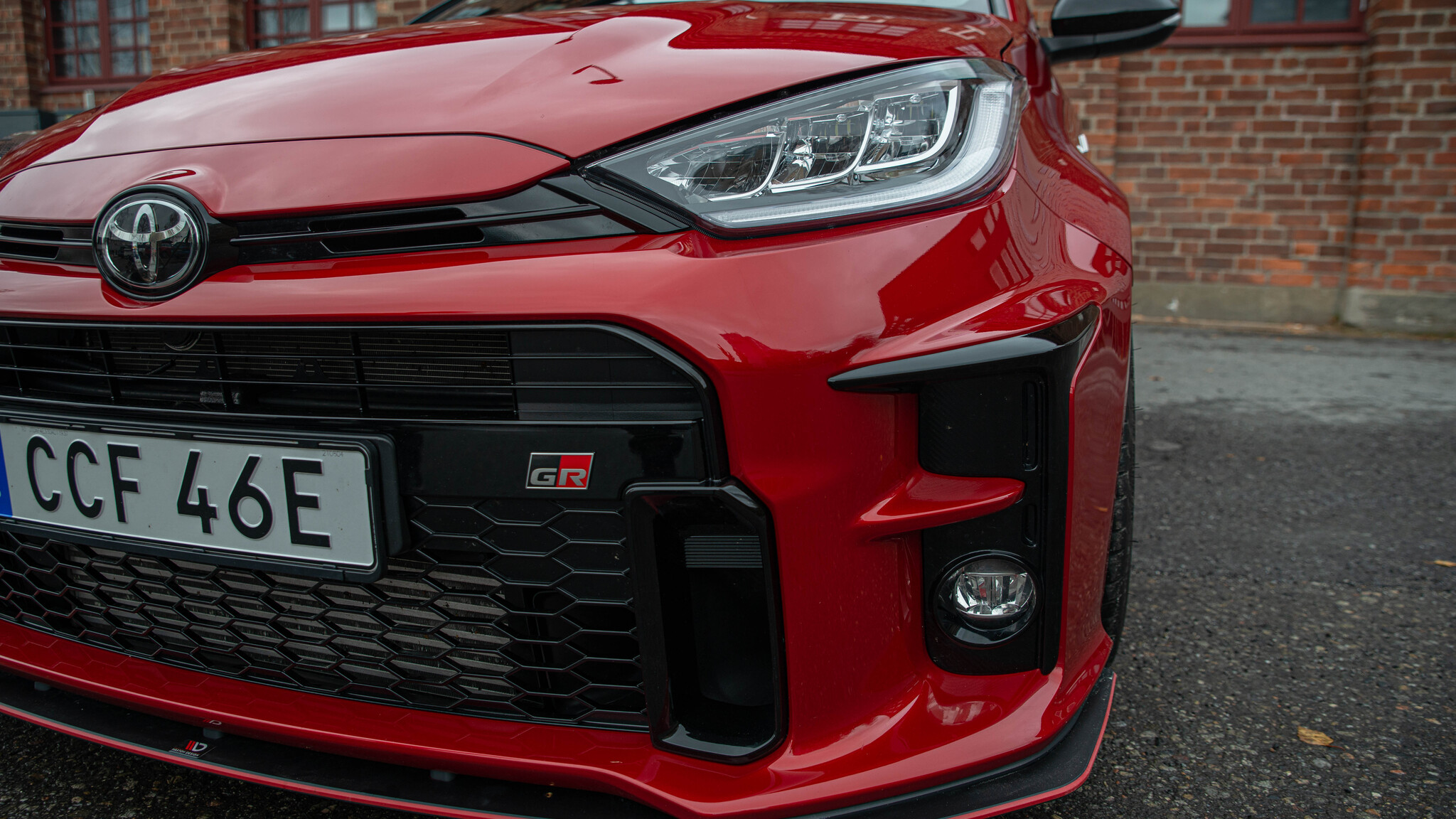 Exteriörbild på 2021 Toyota GR Yaris 