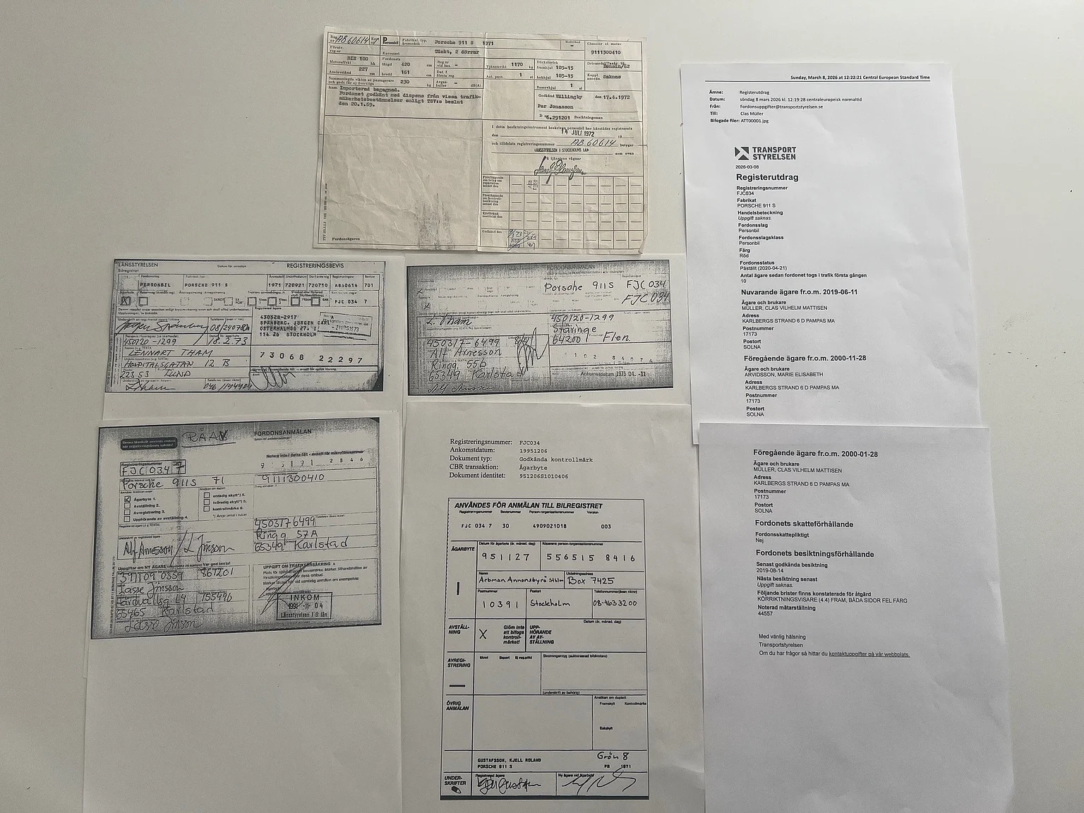 Dokumentation, 1971 Porsche 911 S  (12)