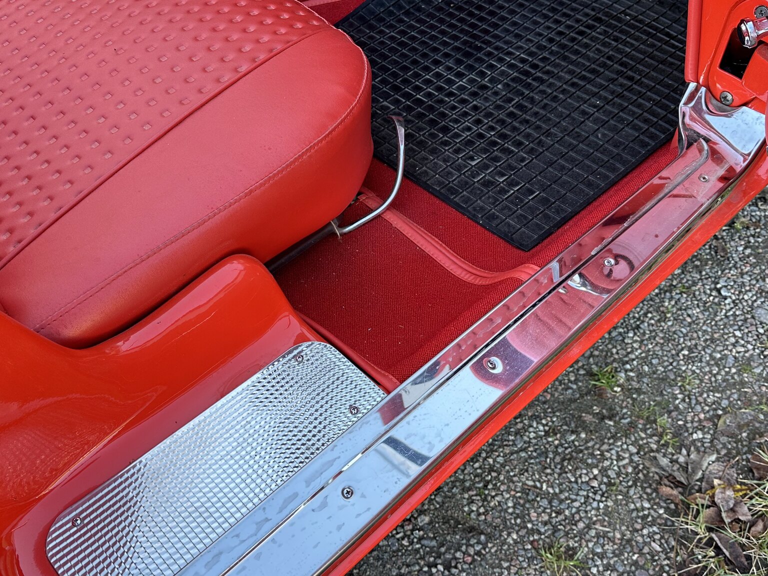 Interiörbild 1956 Chevrolet Corvette 
