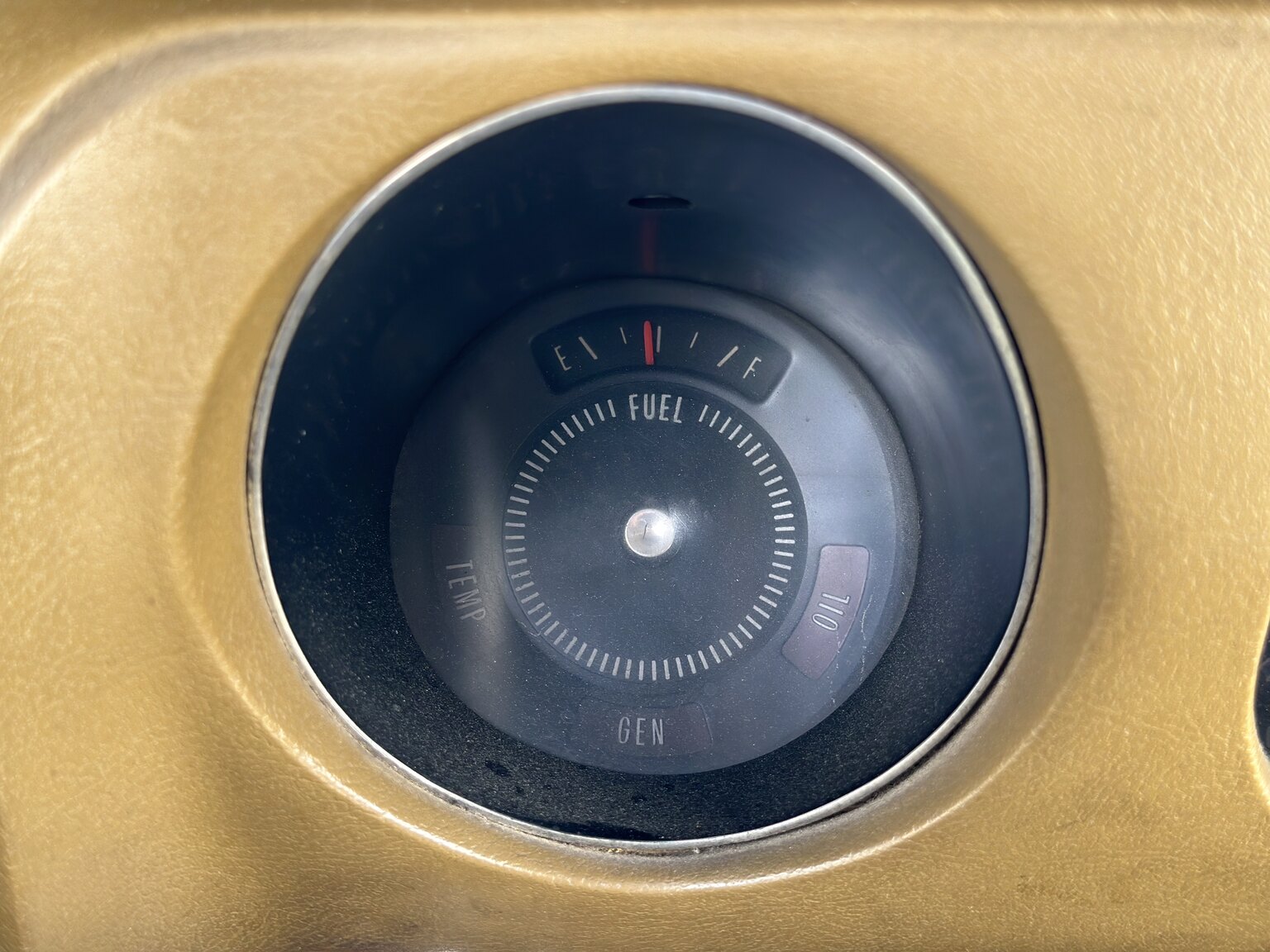 Interiörbild 1969 Pontiac GTO 406cid 