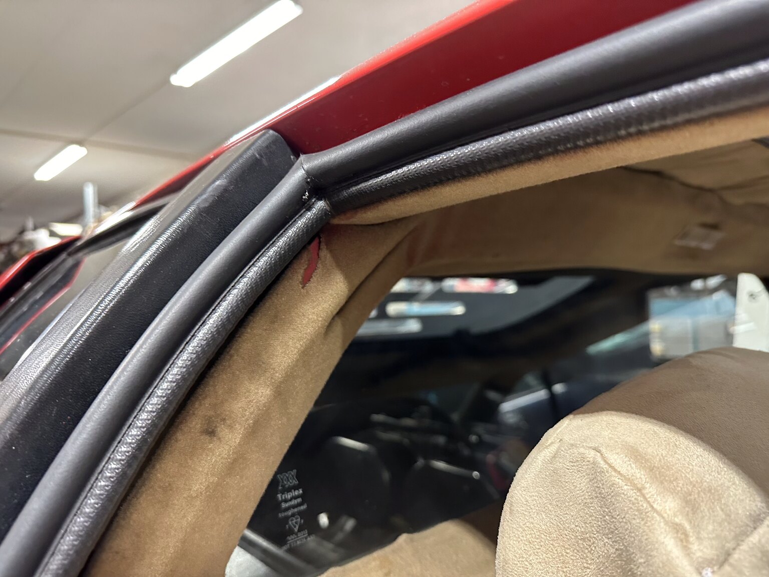 Innenraumfoto von 1977 Lotus Esprit S1