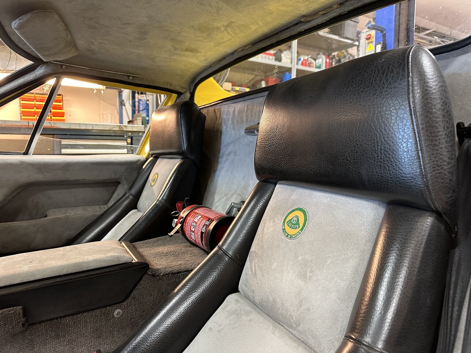 Innenraumfoto von 1970 Lotus Europa S2