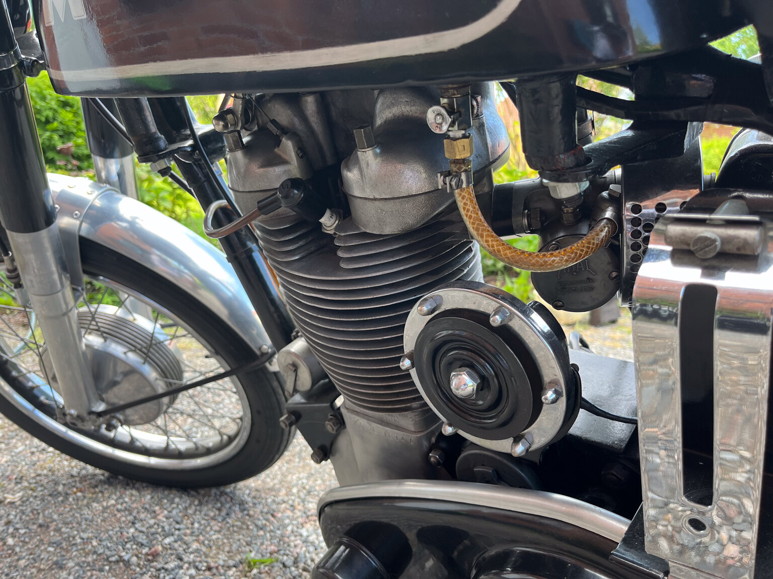 Image of 1952 AJS 16MS 350cc Matchless-replica mechanics