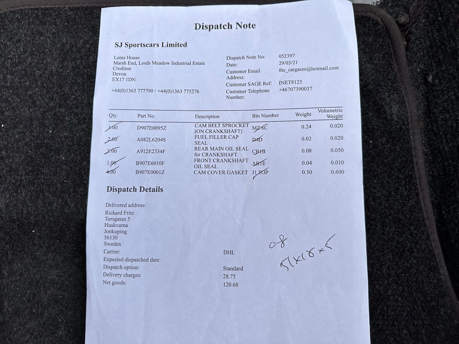 Documentation for 1987 Lotus Esprit Turbo HCi (35)