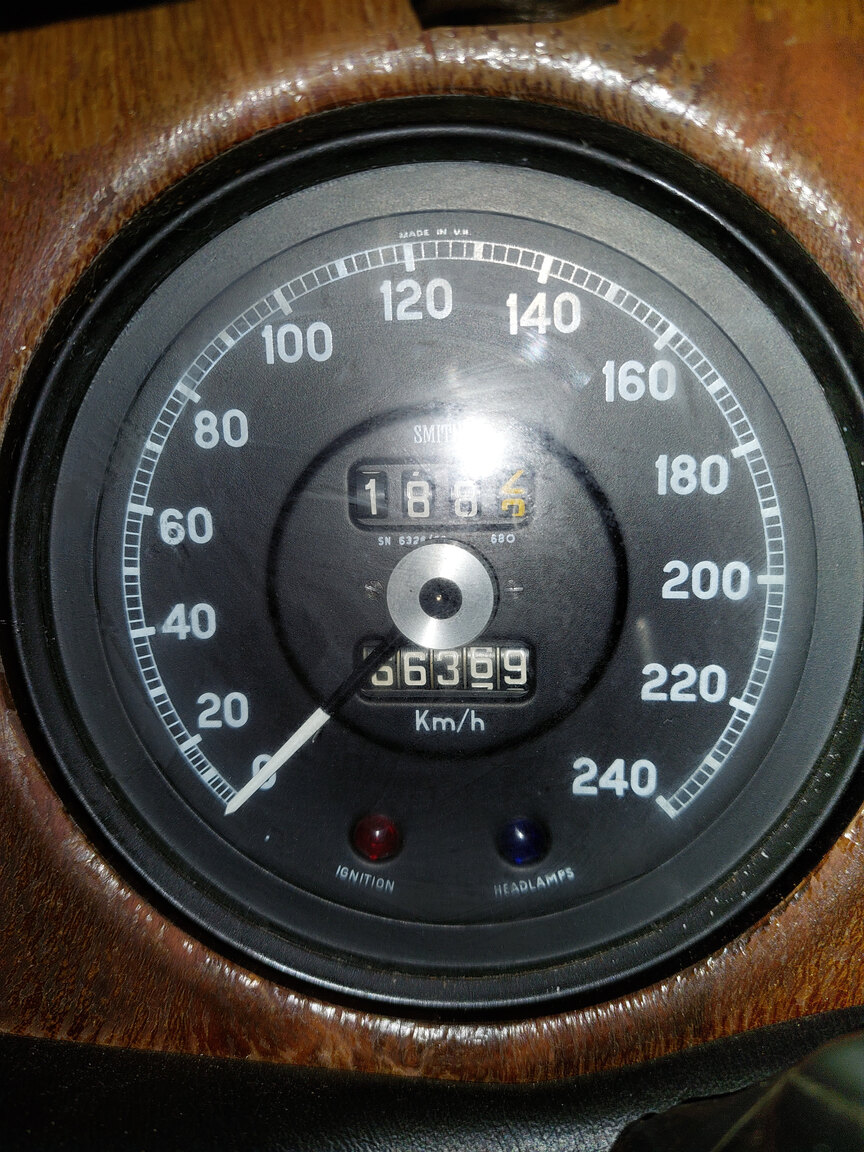 Innenraumfoto von 1968 Jaguar 420 4.2 XK Manuell 