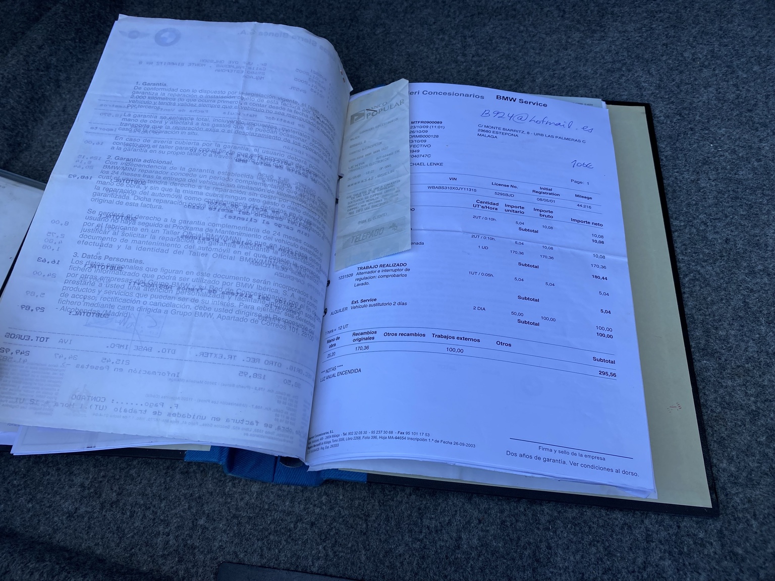 Documentation for 2001 BMW E46 325 Cabriolet (47)