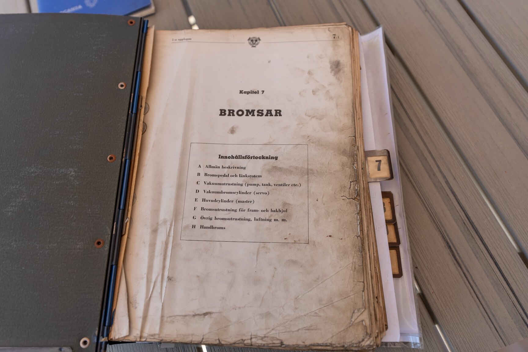 Dokumentation för 1956 Scania Vabis L71