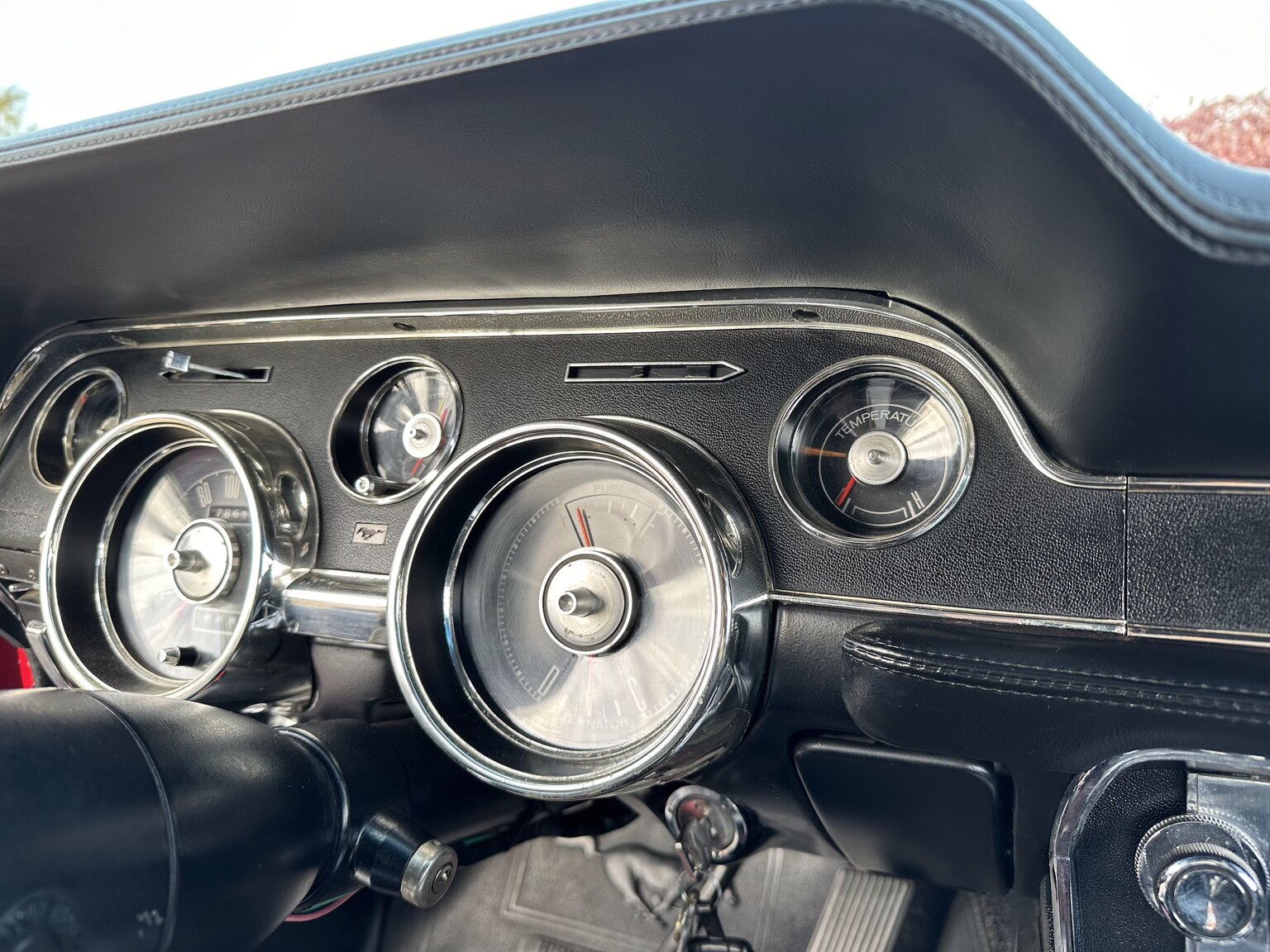 Interiörbild 1968 Ford Mustang Hardtop 3.3