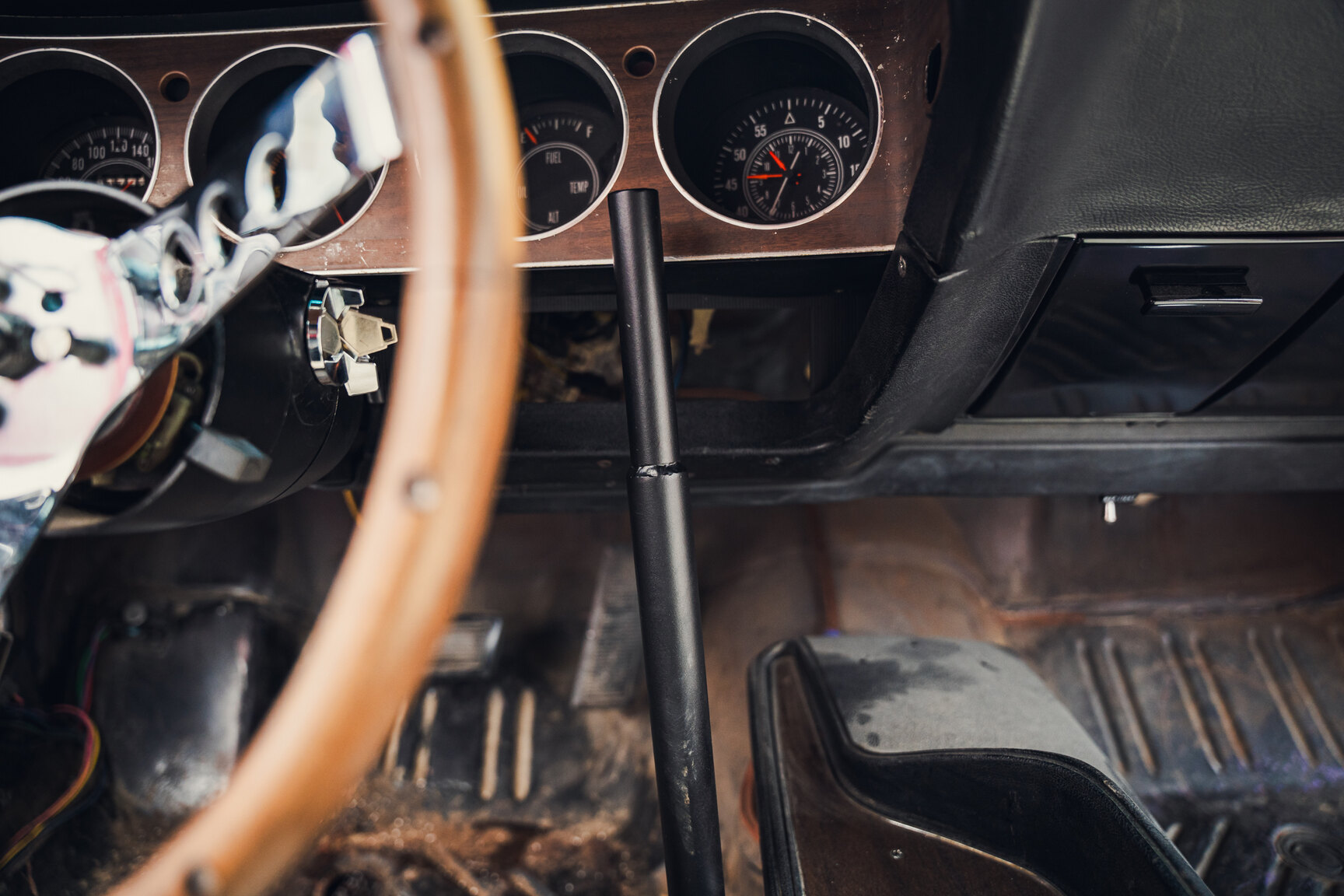 Interiörbild 1970 Dodge Challenger - Ett sista race