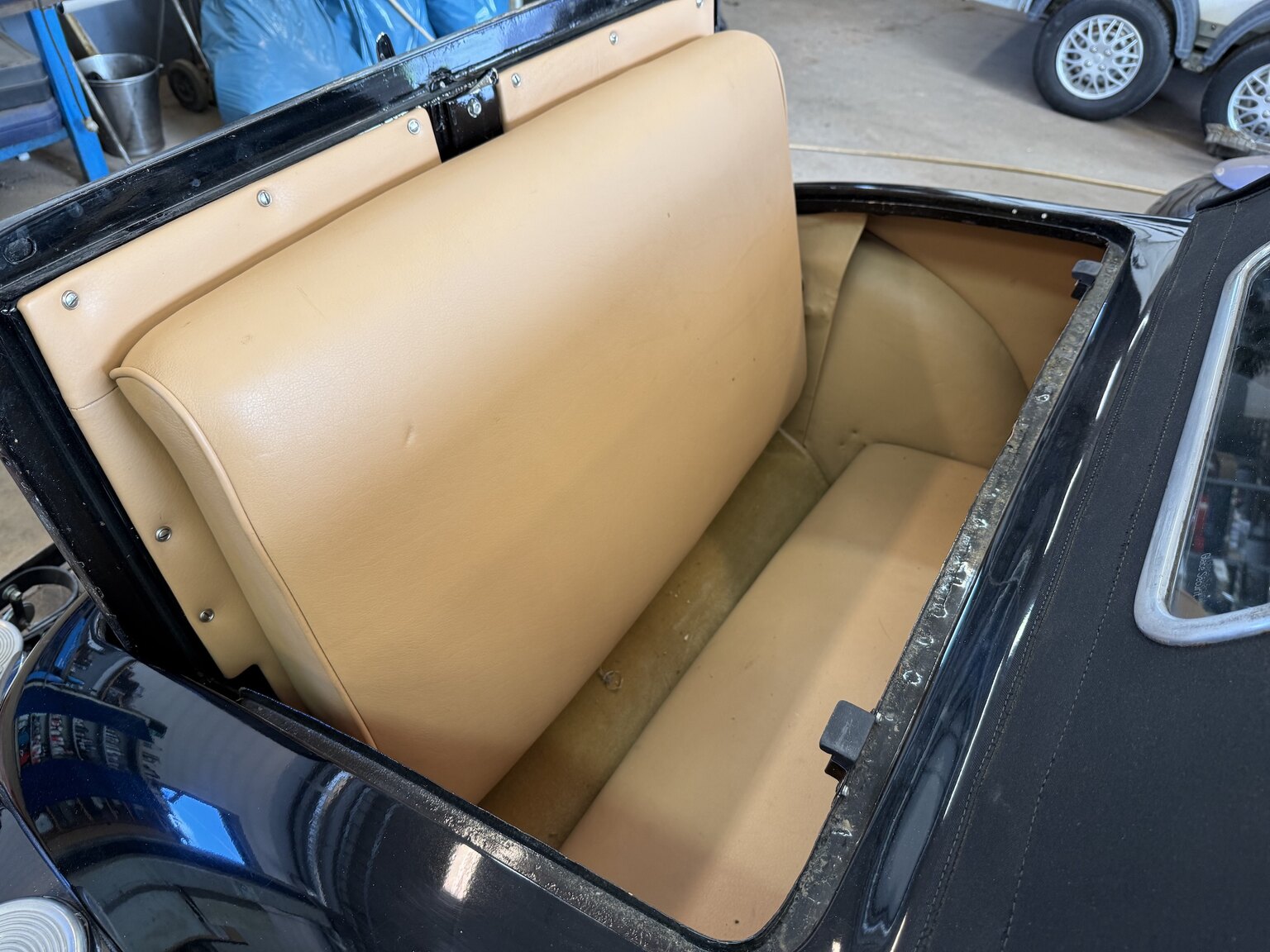 Interiörbild 1939 Citroën Berline 11 Sport Convertible