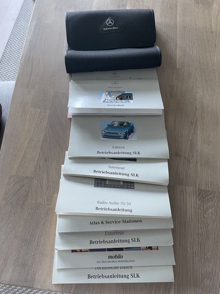 Documentation for 1998 1998 MERCEDES BENZ SLK 230 