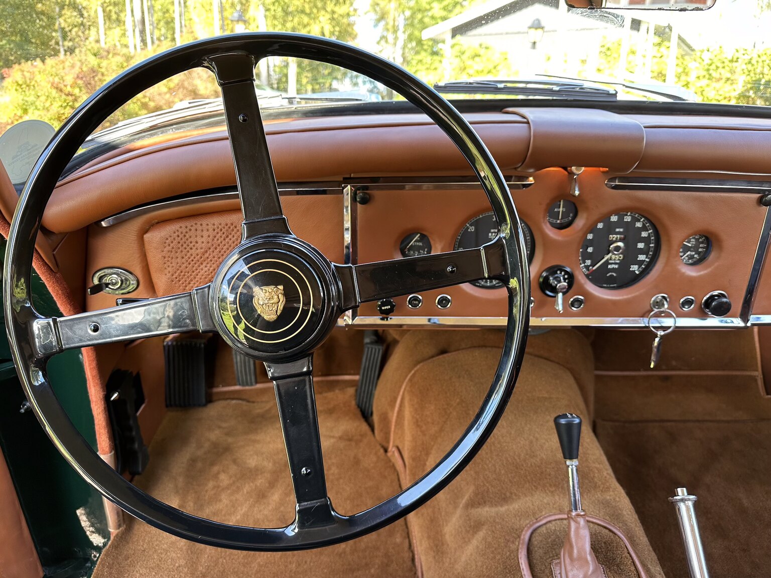 Interior image of 1958 Jaguar XK150