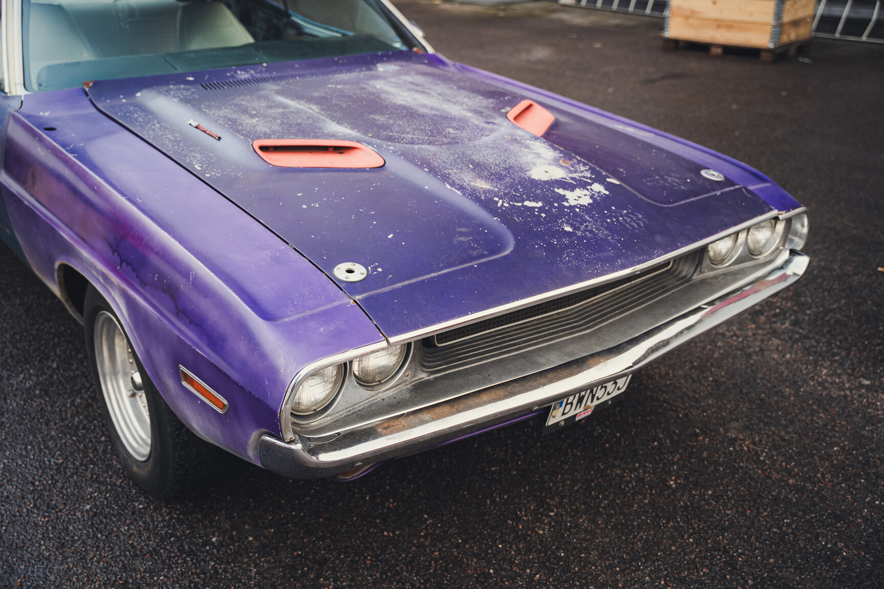 Exteriörbild på 1970 Dodge Challenger - Ett sista race