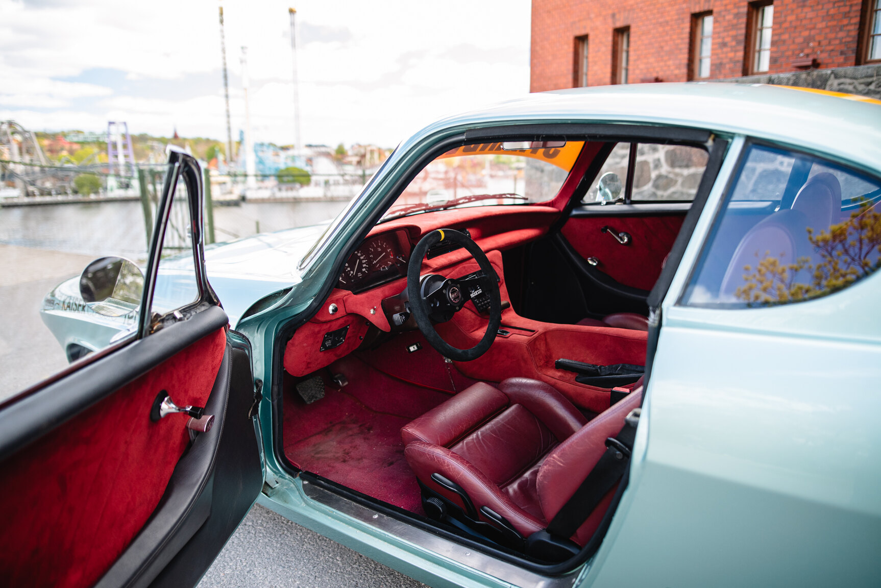 Interiörbild 1966 Volvo P1800 V8 Custom