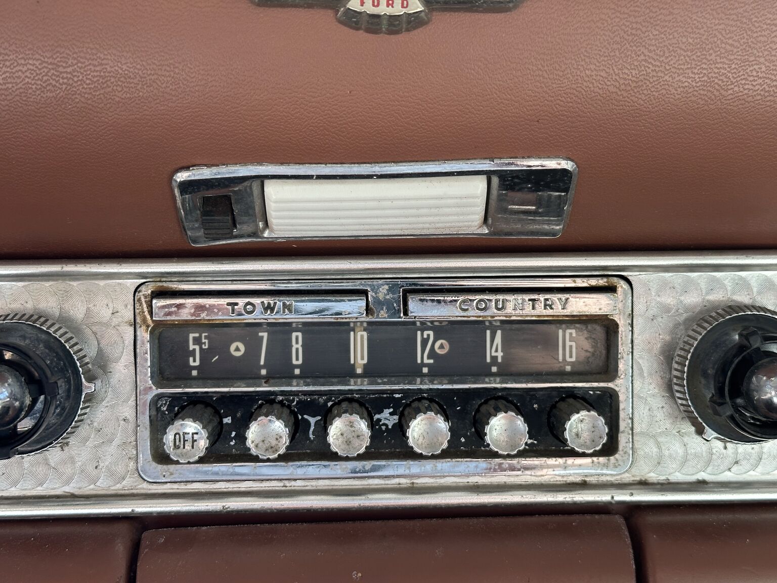 Interiörbild 1956 Ford Thunderbird Convertible