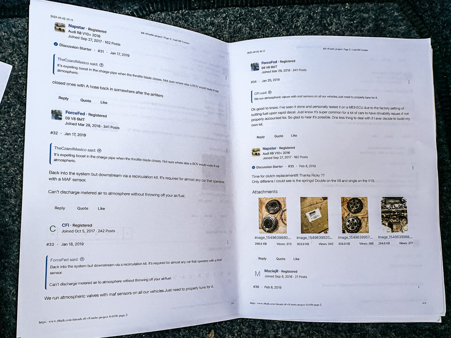 Documentation for 2008 Audi R8 4.2 V8 Turbo Manuell
