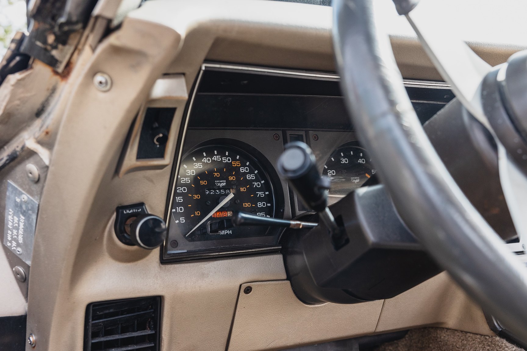 Interiörbild 1982 Chevrolet Corvette Collector Edition