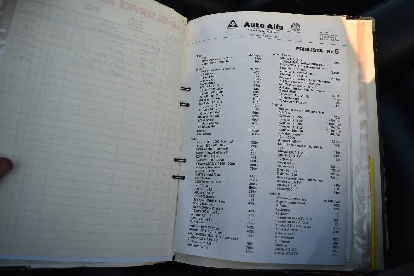Dokumentation, 1981 Alfa Romeo Alfetta GTV (8)
