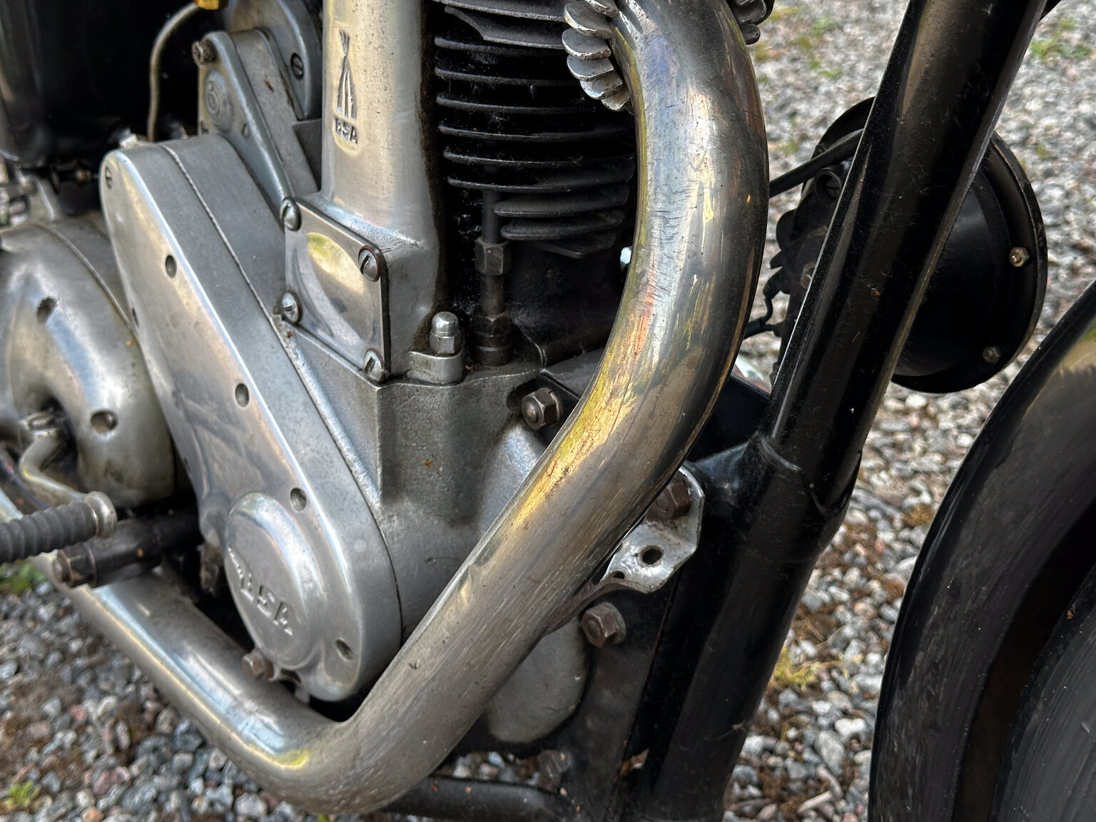 Image of 1943 BSA 500 mechanics