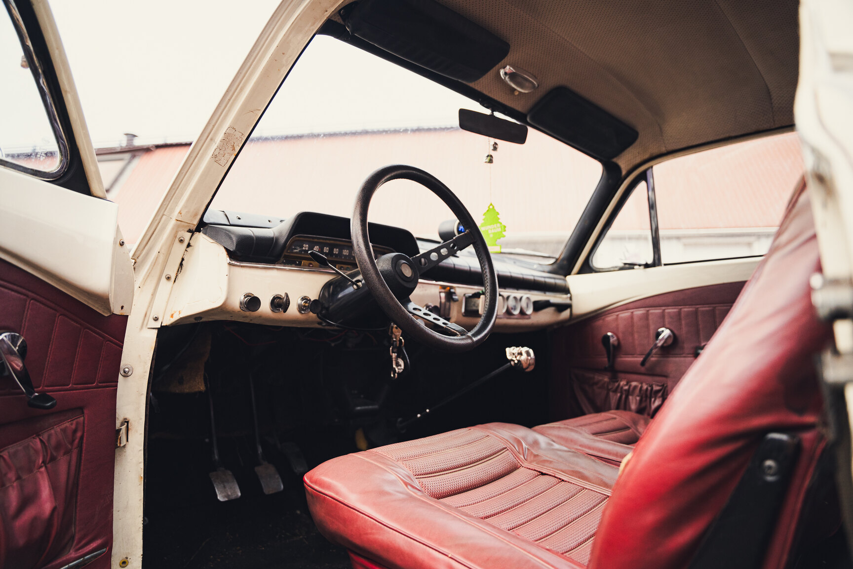 Interiörbild 1968 Volvo Amazon Turbo - Ett sista race
