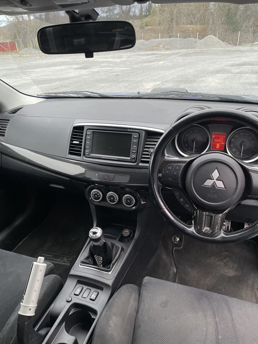 Interiörbild 2008 Mitsubishi Lancer EVO X